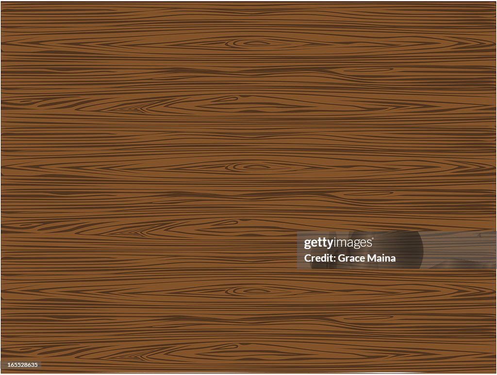 Dark brown wood texture - VECTOR