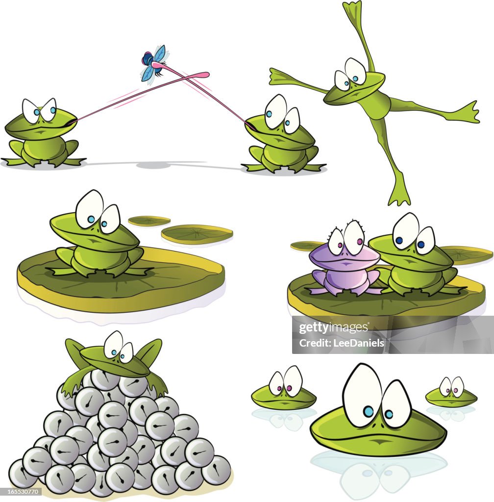 Frog Cartoon Collection