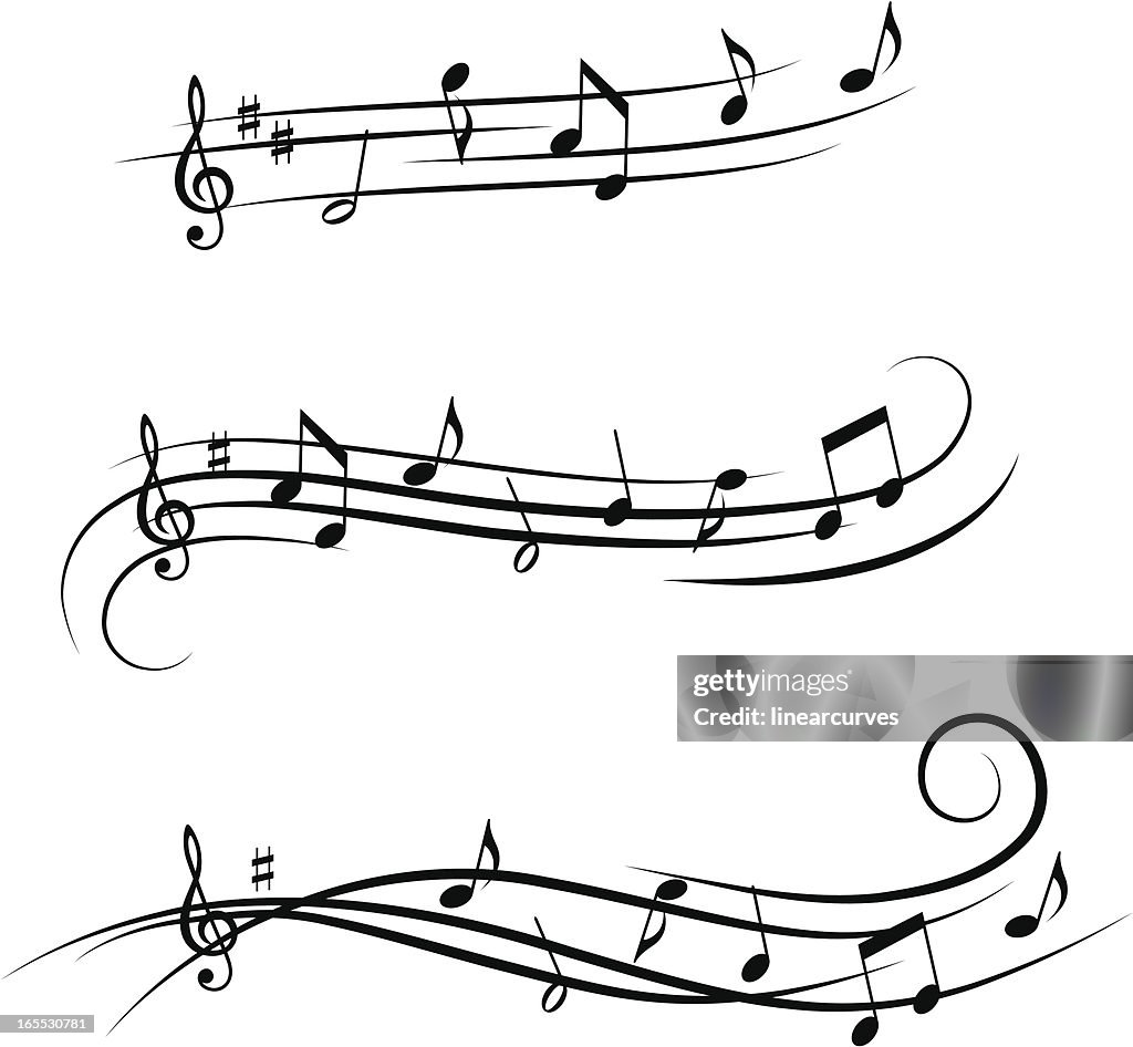 Música elementos de diseño de 4