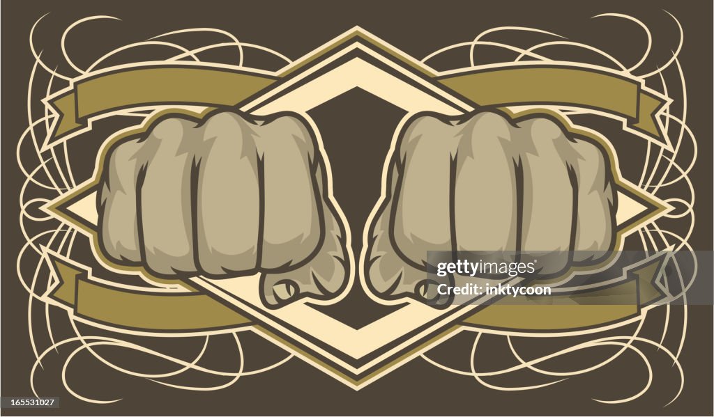 Fists Two Fists High-Res Vector Graphic - Getty Images