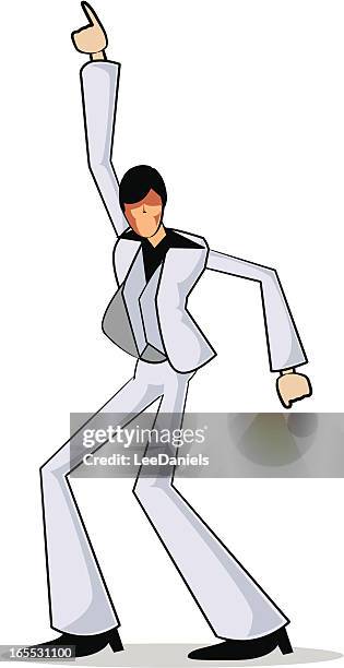 disco dancer - trousers stock illustrations