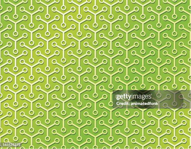 simple tech - pattern - logical thinking stock illustrations