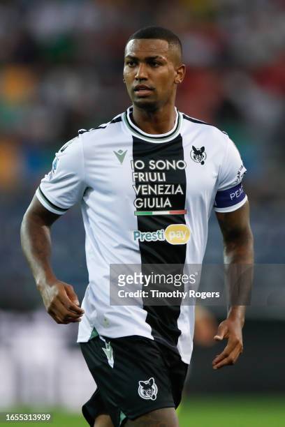 Walace of Udinese during the Serie A TIM match between Udinese Calcio and Frosinone Calcio at Udinese Arena on September 02, 2023 in Udine, Italy.