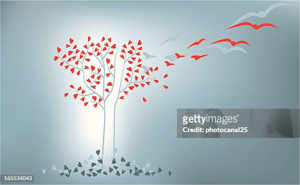illustrazioni stock, clip art, cartoni animati e icone di tendenza di amore albero evolution - speranza