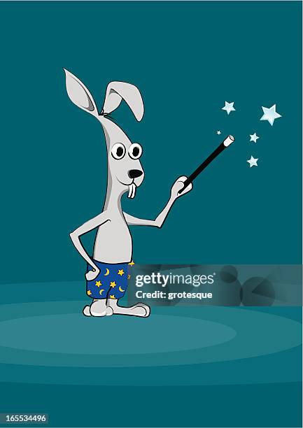 Blue Magic Rabbit 39 Magic Show Bunny High Res Illustrations - Getty Images