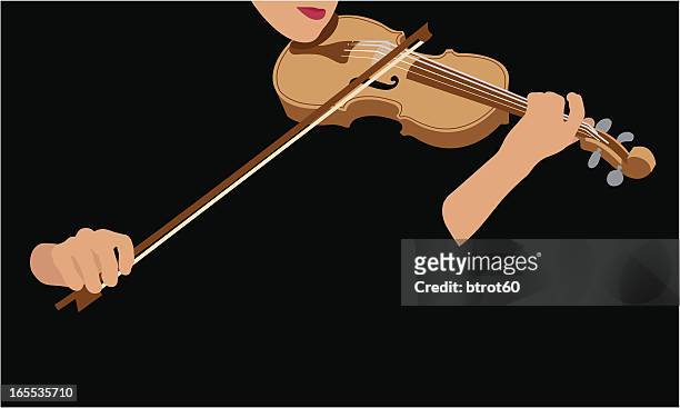 violine musik - violine stock-grafiken, -clipart, -cartoons und -symbole