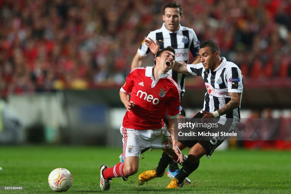 SL Benfica v Newcastle United FC - UEFA Europa League Quarter Final: First Leg