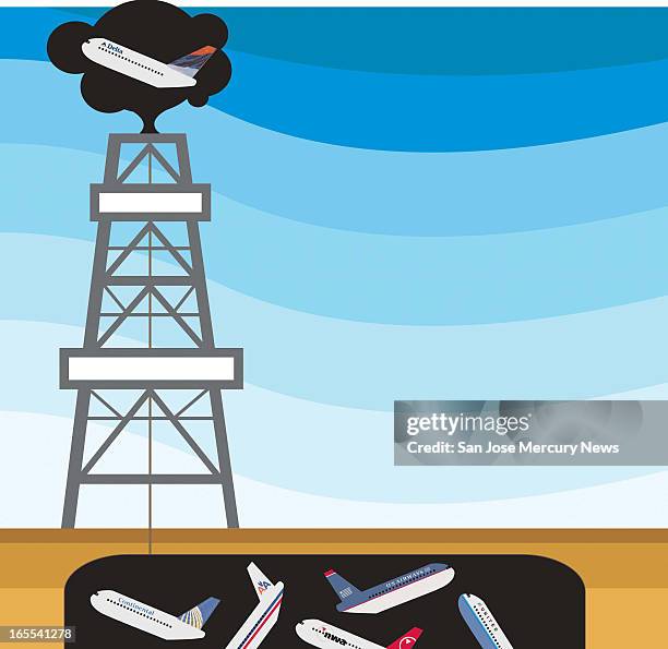Spewing Oil Rigs 135 Multiple Oil Rigs Stock Photos, High-Res Pictures, and Images ...