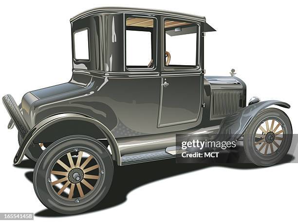 Model T Vector Model T Car Illustration Photos and Premium High Res Pictures - Getty ...