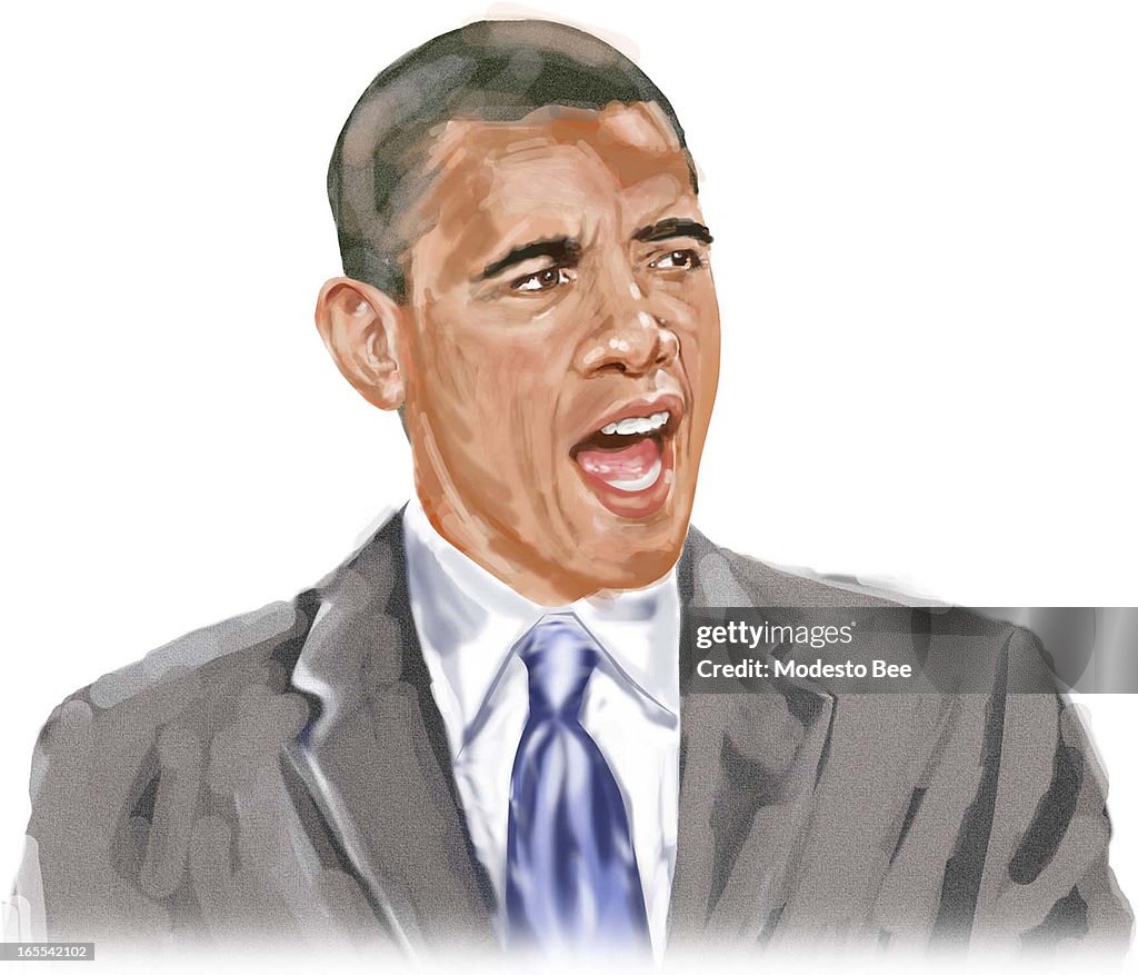 Barack Obama illustration