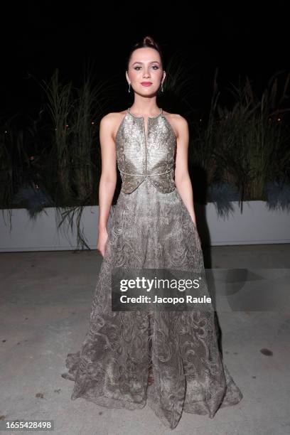 Maude Apatow attends Giorgio Armani "One Night In Venice" on September 02, 2023 in Venice, Italy.