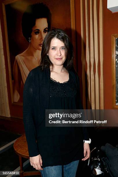 Marie Moute attends 'Mongeville TV Show : La Nuit Des Loups' Private Screening at Club 13 on April 4, 2013 in Paris, France.