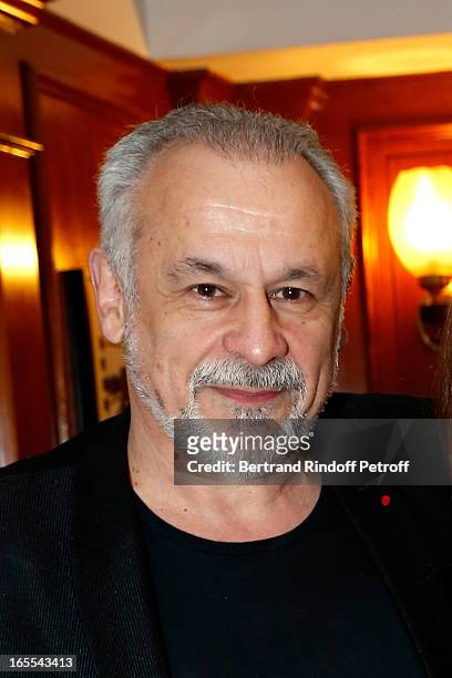 Francis Perrin attends 'Mongeville TV Show : La Nuit Des Loups' Private Screening at Club 13 on April 4, 2013 in Paris, France.
