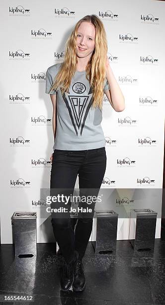 Morwenna Lytton Cobbold attends the launch of new hangbag collection 'Kipling x Helena Christensen' at Beach Blanket Babylon on April 4, 2013 in...