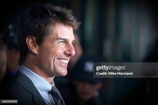 Tom Cruise attends the UK Premiere of 'Oblivion' at BFI IMAX on April 4, 2013 in London, England.