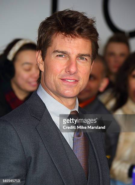 Tom Cruise attends the UK Premiere of 'Oblivion' at BFI IMAX on April 4, 2013 in London, England.