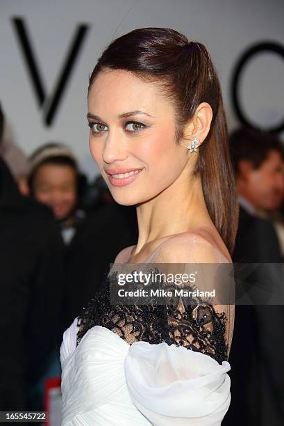 Olga Kurylenko attends the UK Premiere of 'Oblivion' at BFI IMAX on April 4, 2013 in London, England.