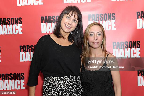 Bonnie Erickson and Lakie Wolf attend the 2013 Parsons Dance Spring Gala at Mandarin Oriental Hotel on April 4, 2013 in New York City.