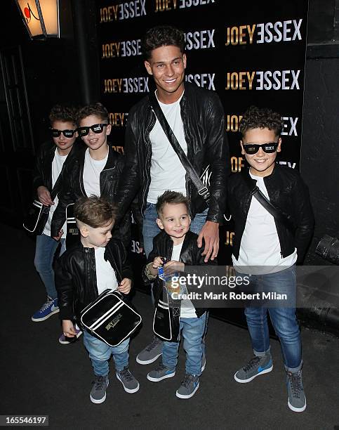 Joey Essex at the Sugar Hut Brentwood on April 4, 2013 in London, England.