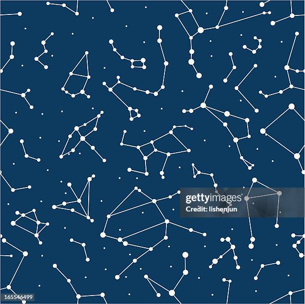 constellation(seamless) - constellation stock illustrations