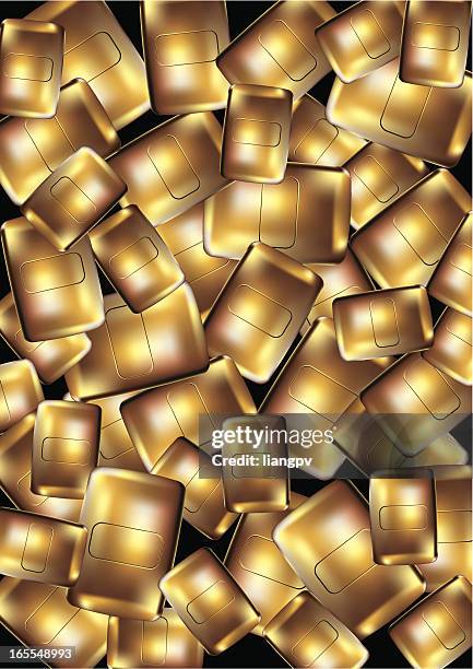 gold bars - gold mining stock illustrations