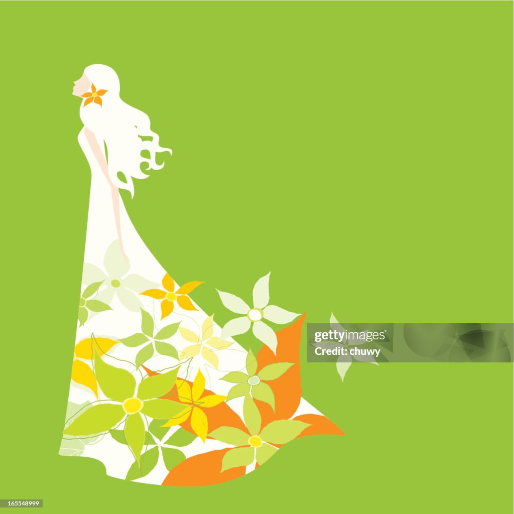 Springtime Lady Spring Lady High-Res Vector Graphic - Getty Images