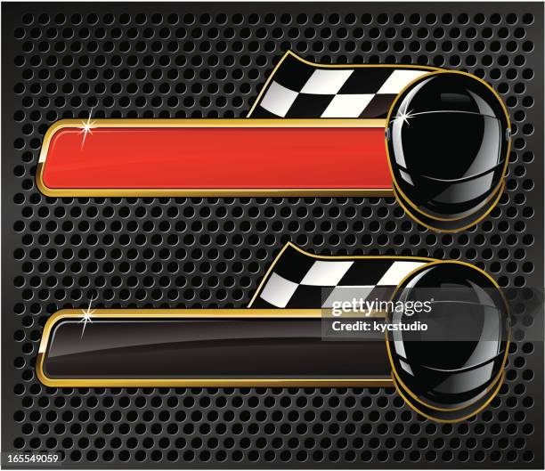 ilustraciones, imágenes clip art, dibujos animados e iconos de stock de racer de placa de identificación - nameplate