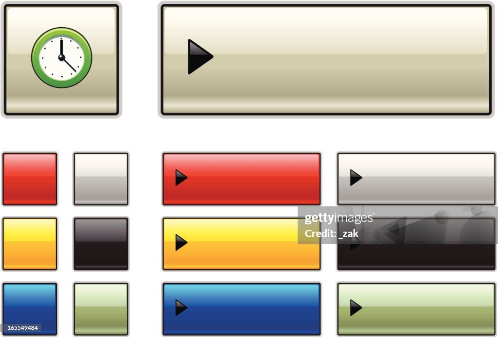 Web Buttons High-Res Vector Graphic - Getty Images
