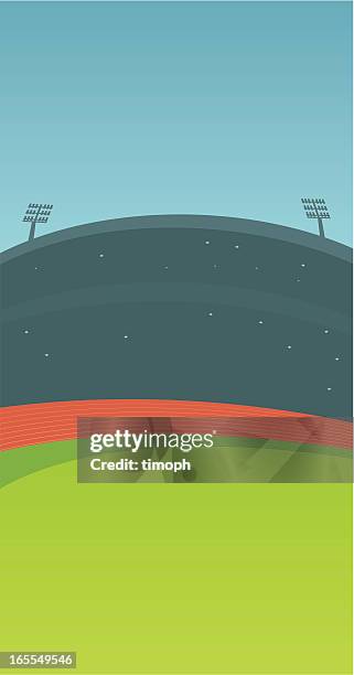 athletics stadium - olympic stadium vector stock illustrations