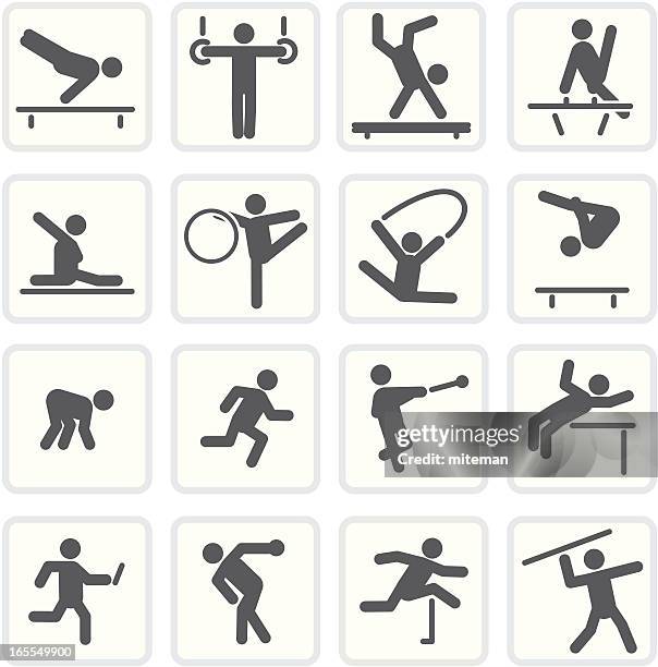 turnen & athletics/raw-kollektion - discus stock-grafiken, -clipart, -cartoons und -symbole