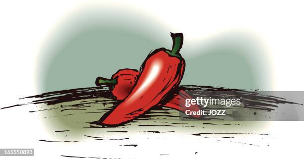 pepper - tapas stock illustrations