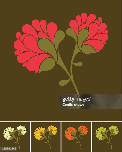 floral bouquet - dianthus stock illustrations