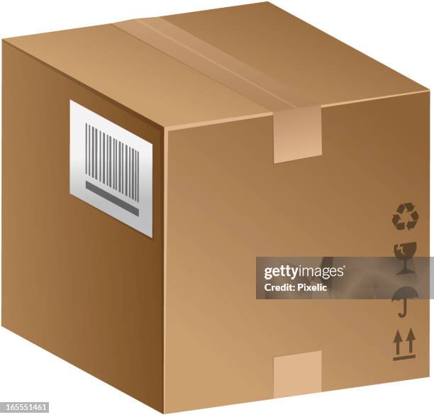 box - brown box stock illustrations