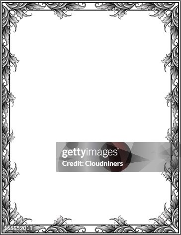 Arabesque Corner Engraving Arabesque Corner Engraving