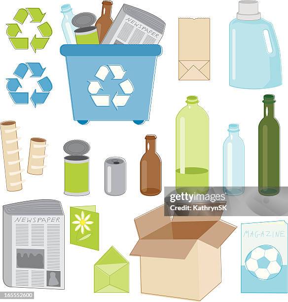 illustrations, cliparts, dessins animés et icônes de recyclage essentials - bouteille-plastique