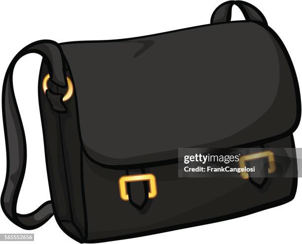 messenger bag - duffel bag stock illustrations