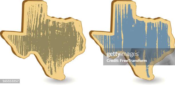 texas wood - texas map stock illustrations
