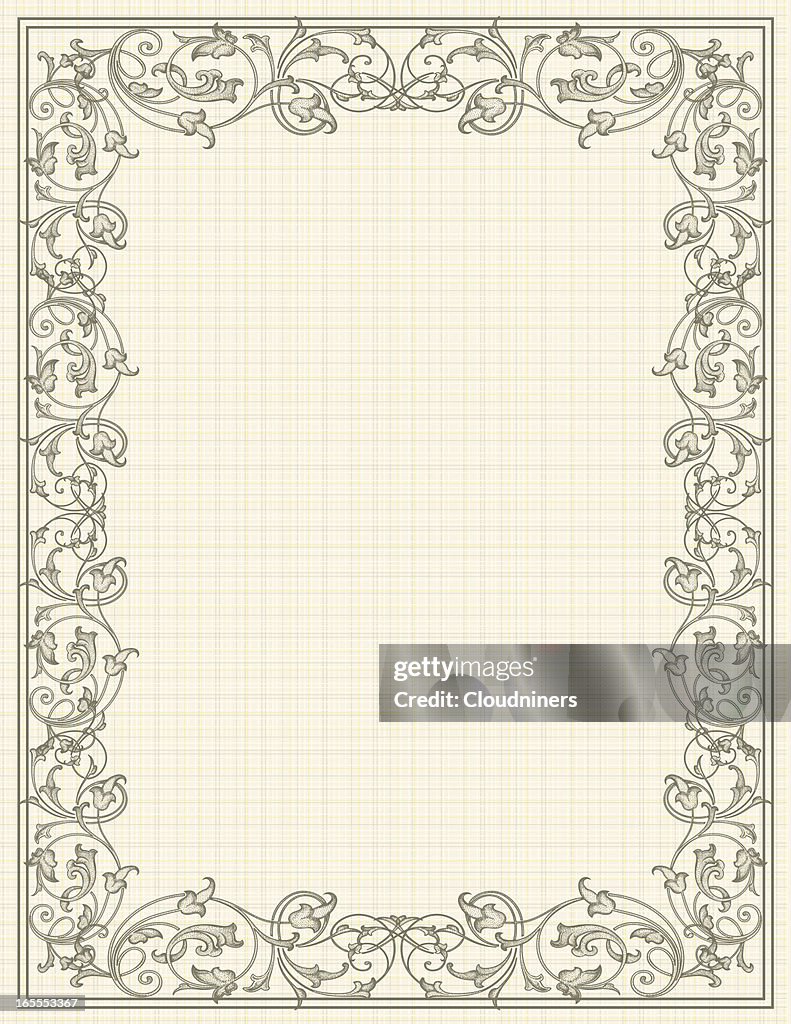 Scroll Linen Frame