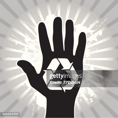 Hand Reycle Hand Recycle High-Res Vector Graphic - Getty Images