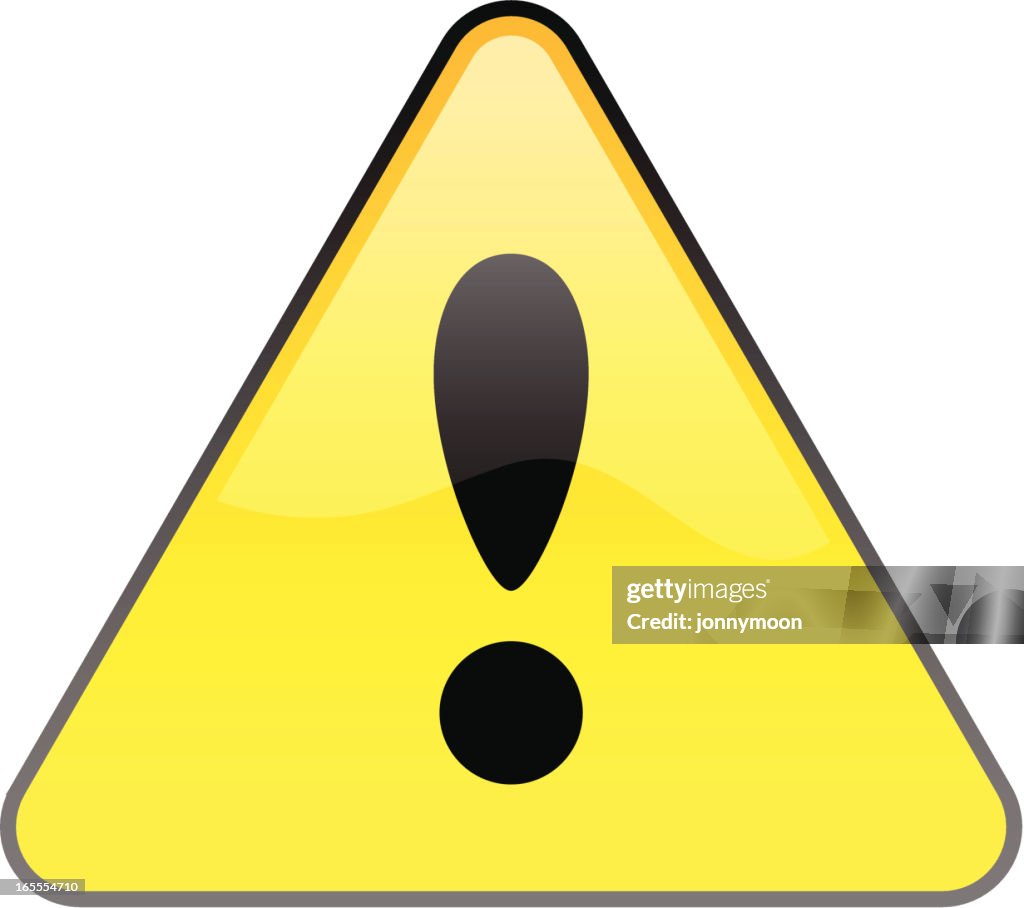 Yellow Warning Sign