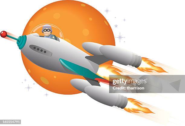 vector rocket boy - boy astronaut stock illustrations