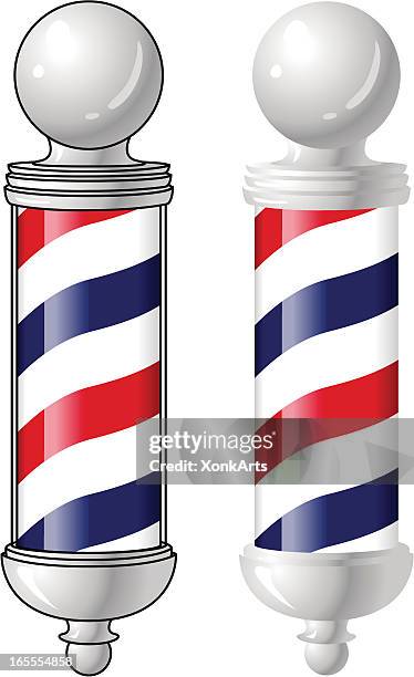 barber pole - barber pole stock illustrations