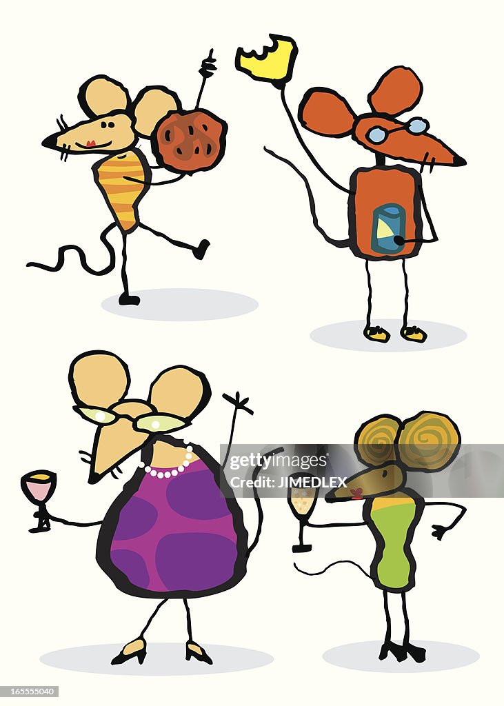 Women mice party