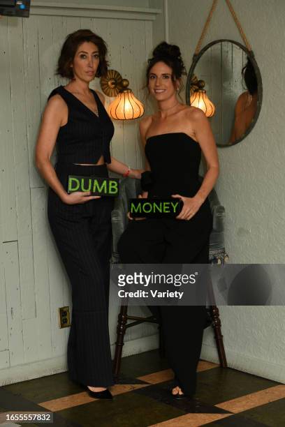 Rebecca Angela and Lauren Schuker Blum at the Variety and Chanel Female Filmmakers Dinner held at Soho House Toronto on September 9, 2023 in Toronto,...