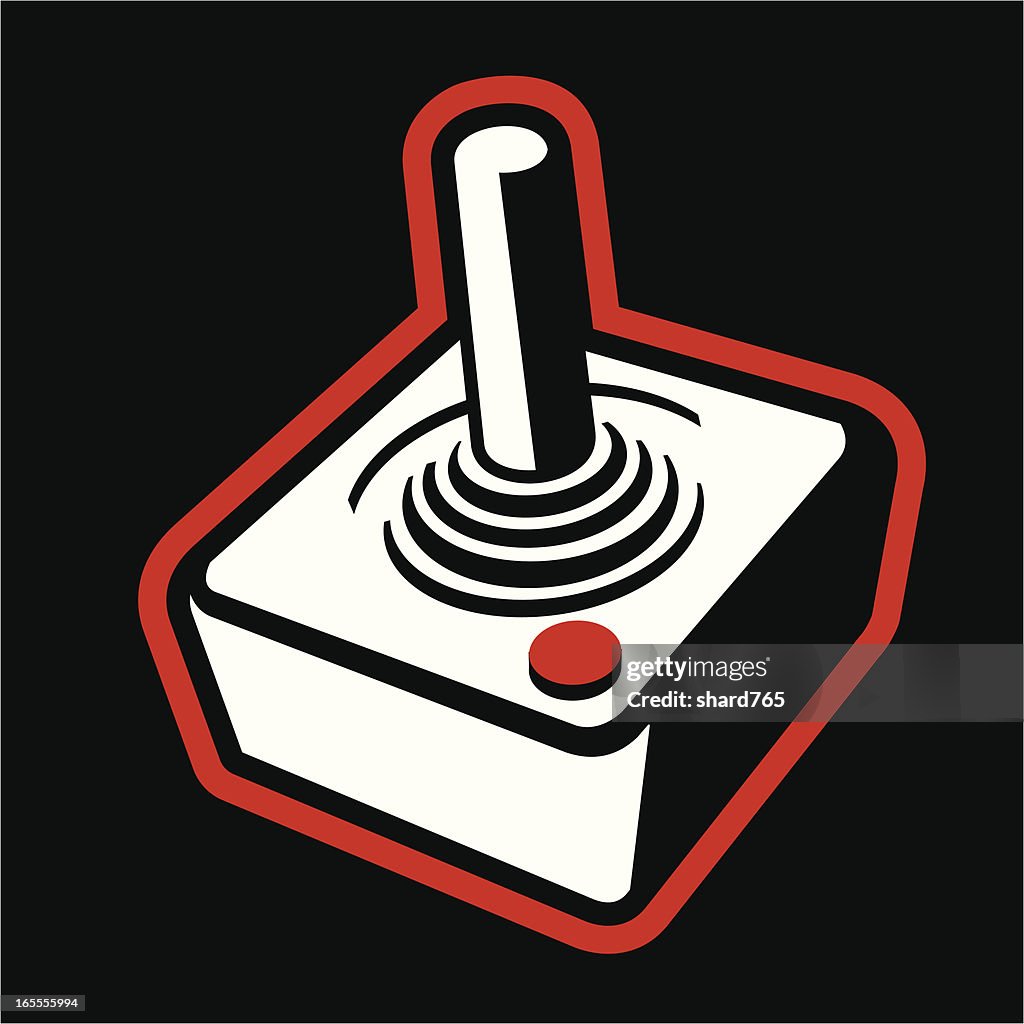Retro 80's Video Game Joystick Controller
