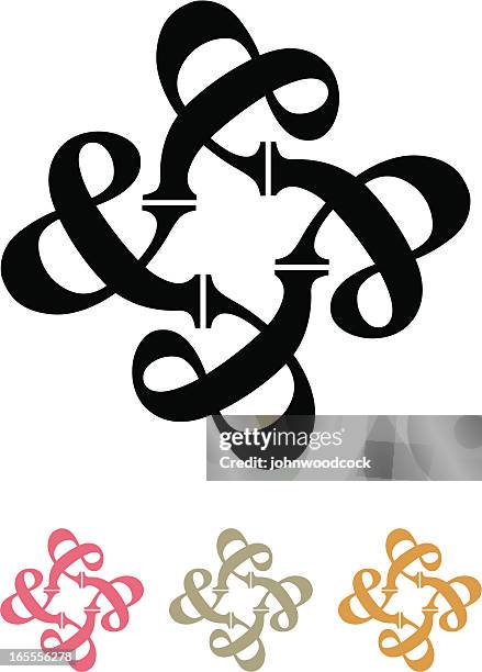 ampersand - ampersand stock illustrations
