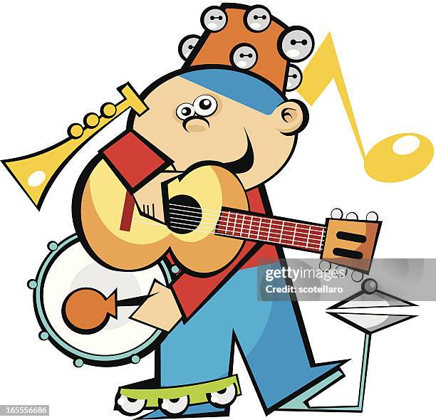orchestra man - string orchestra stock illustrations
