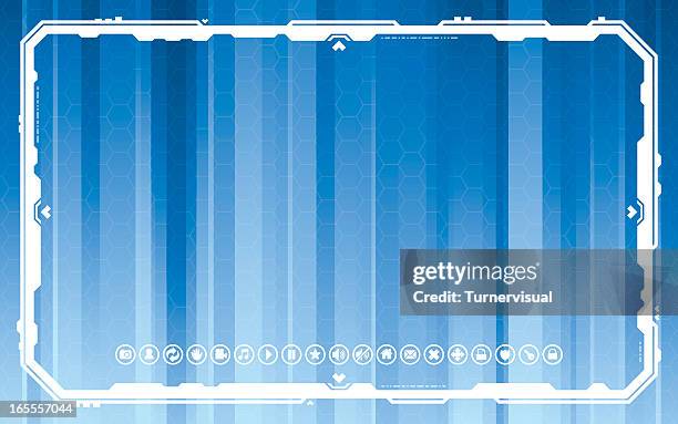 Wireframe Monitor Computer Photos and Premium High Res Pictures - Getty ...