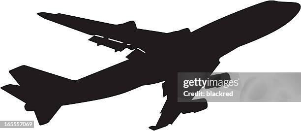 boeing 747 - boeing 747 stock illustrations