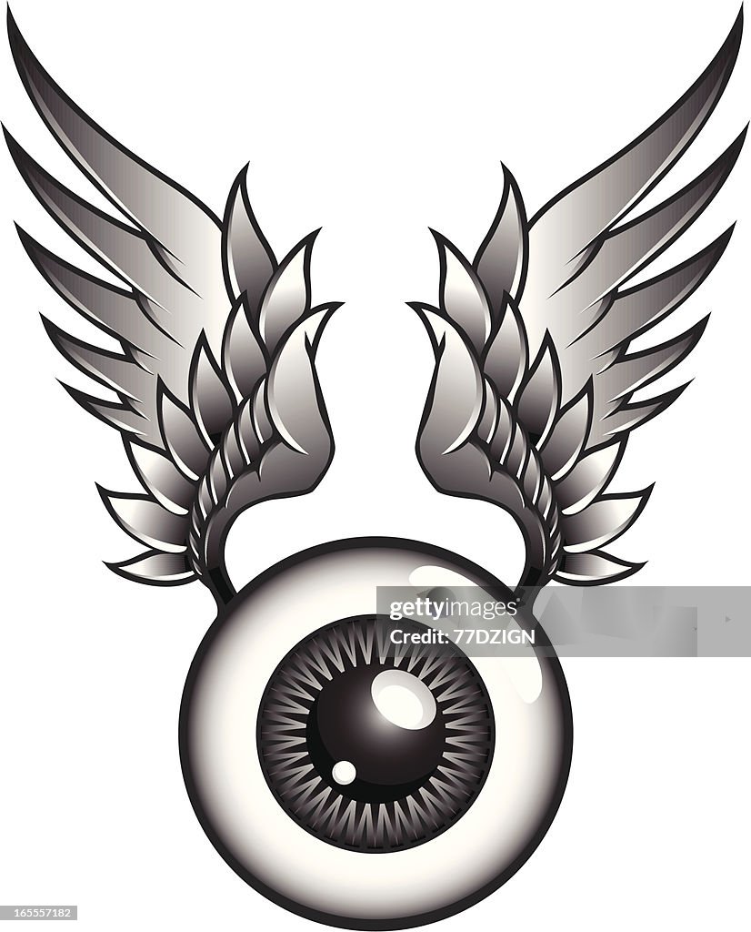 Winged eyeball